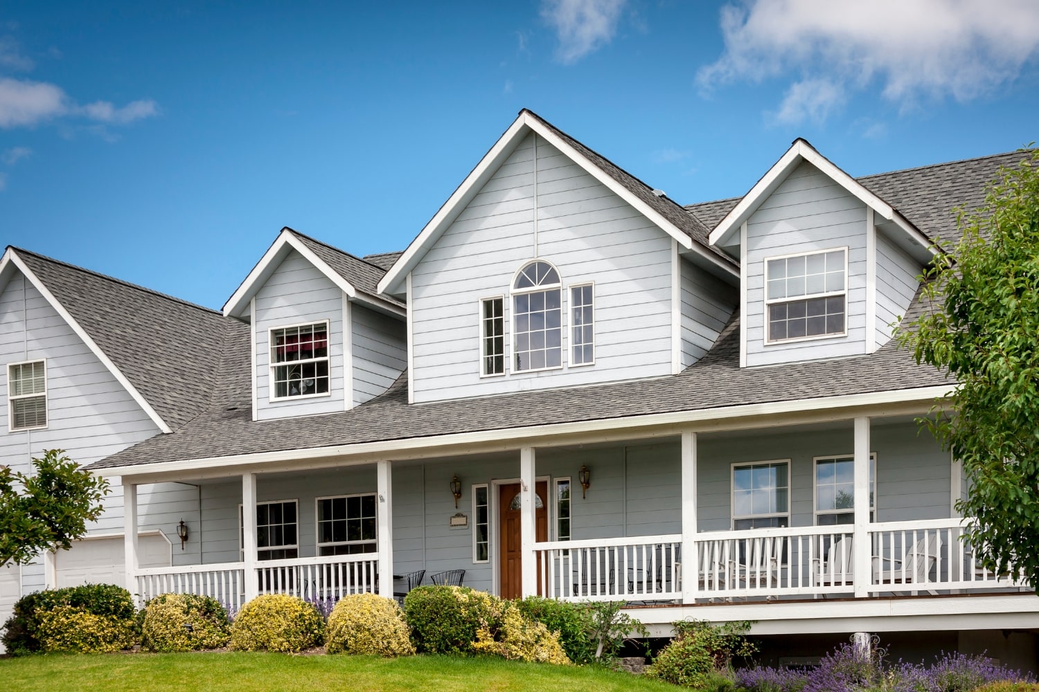 large home with front porch