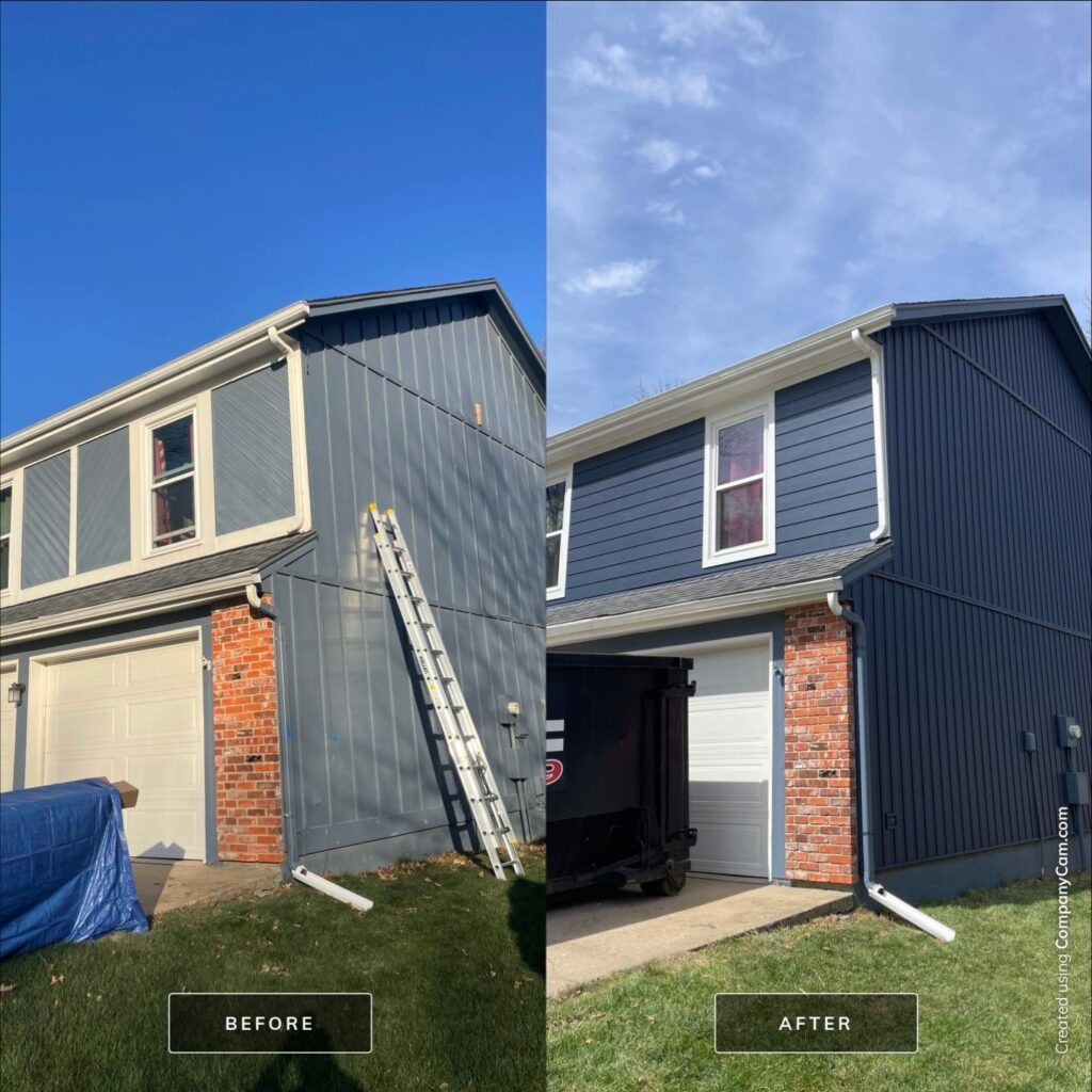 Siding Before After